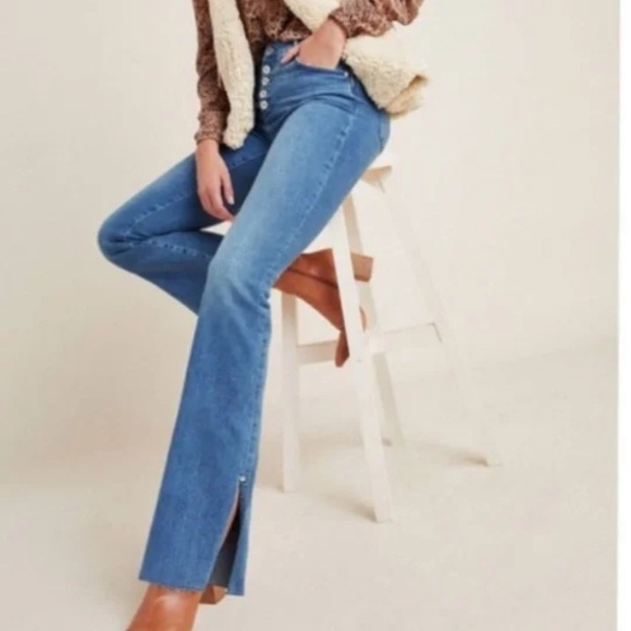 🍄 Pilcro and the Letterpress High-Rise Skinny Bootcut Medium Wash Denim. - Picture 16 of 16